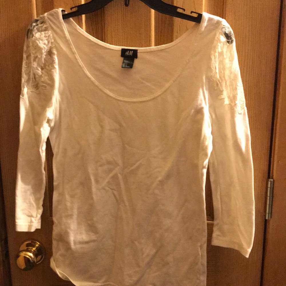 3/4 sleeve shirt with Lace